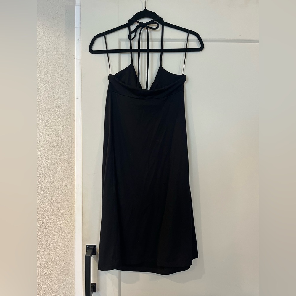 Susana Monaco Black Dress Size Medium - Picture 10 of 11